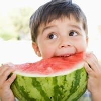 吃瓜头像儿童图片高清,高清吃瓜头像儿童图片赏析